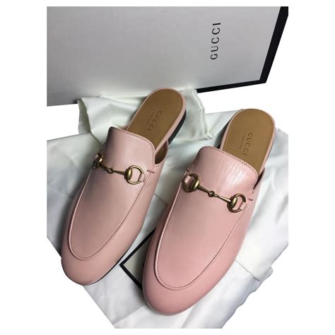 pink gucci mule|gucci marmont fringe mules.